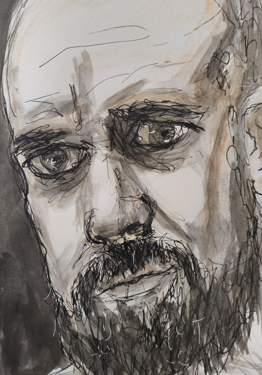 Zelfportret #596 door Edward Kobus