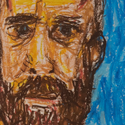 Zelfportret #586 door Edward Kobus (thumbnail)